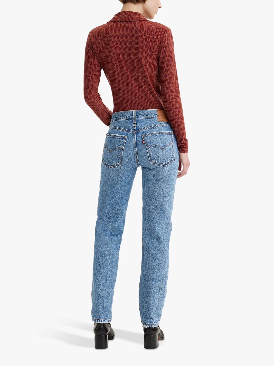 Levi's Middy Straight Cut Jeans, Good Grades at John Lewis & Partners