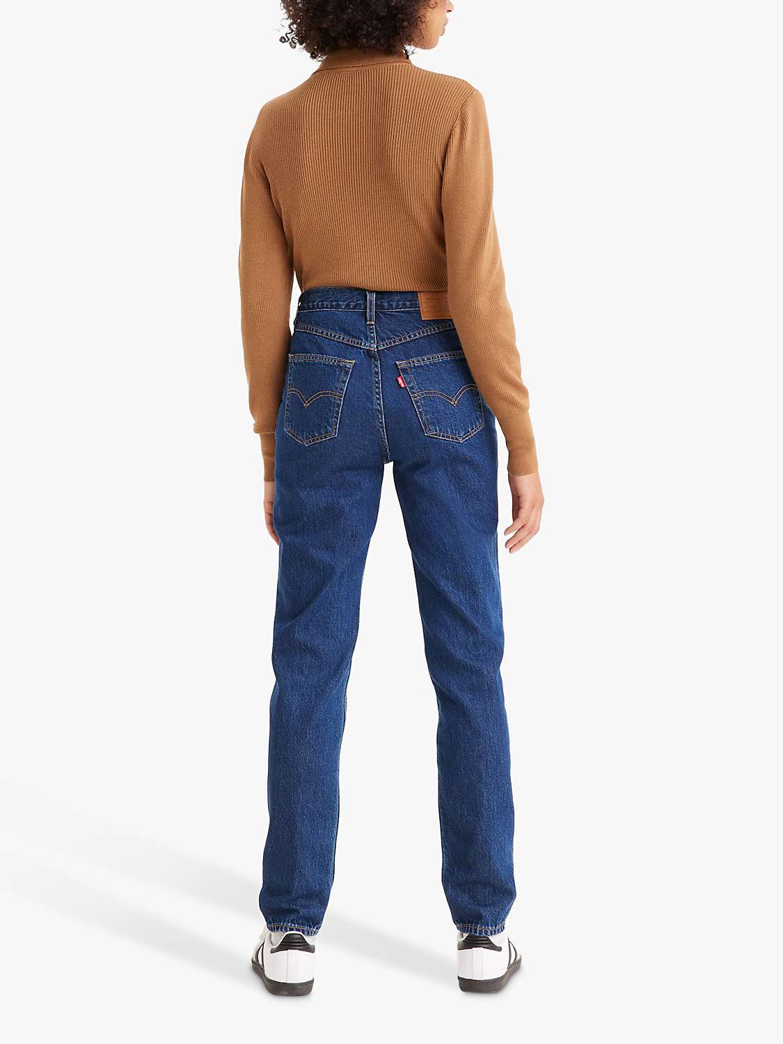 camouflage Lada Altaar Levi's 80's Mom Jeans, Blue at John Lewis & Partners