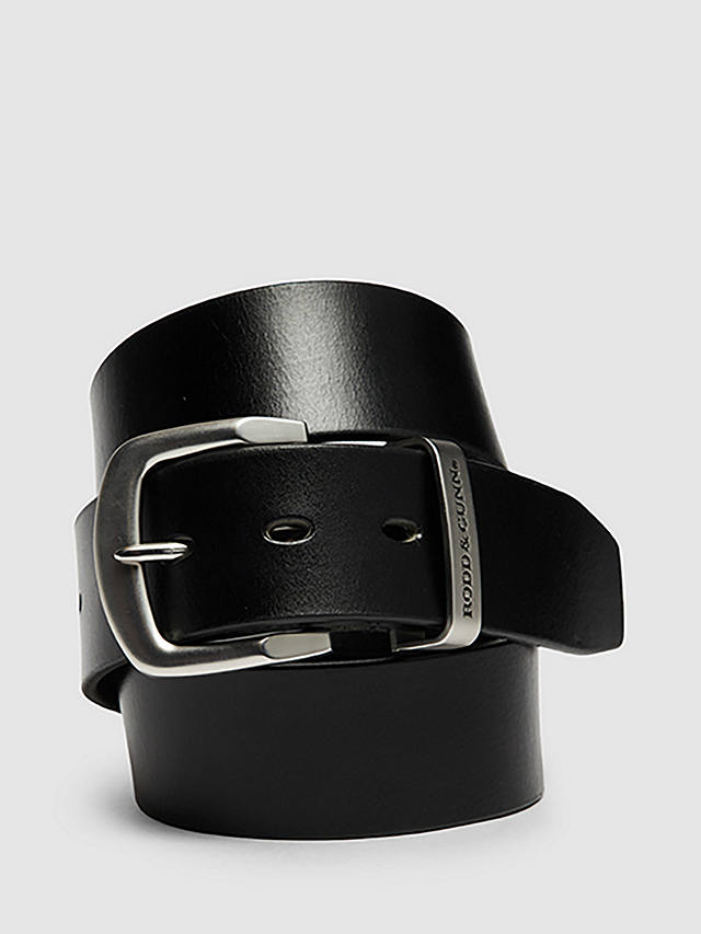 Rodd & Gunn Farmlands Leather Belt, Black 