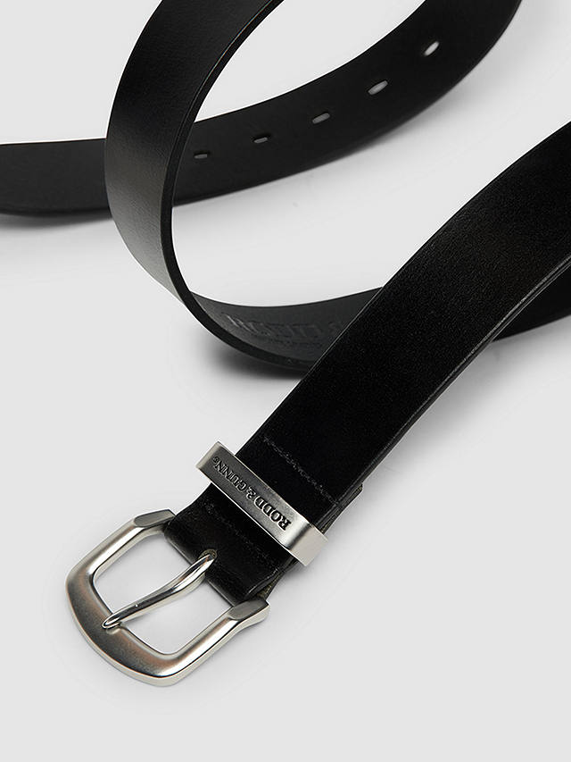 Rodd & Gunn Farmlands Leather Belt, Black 