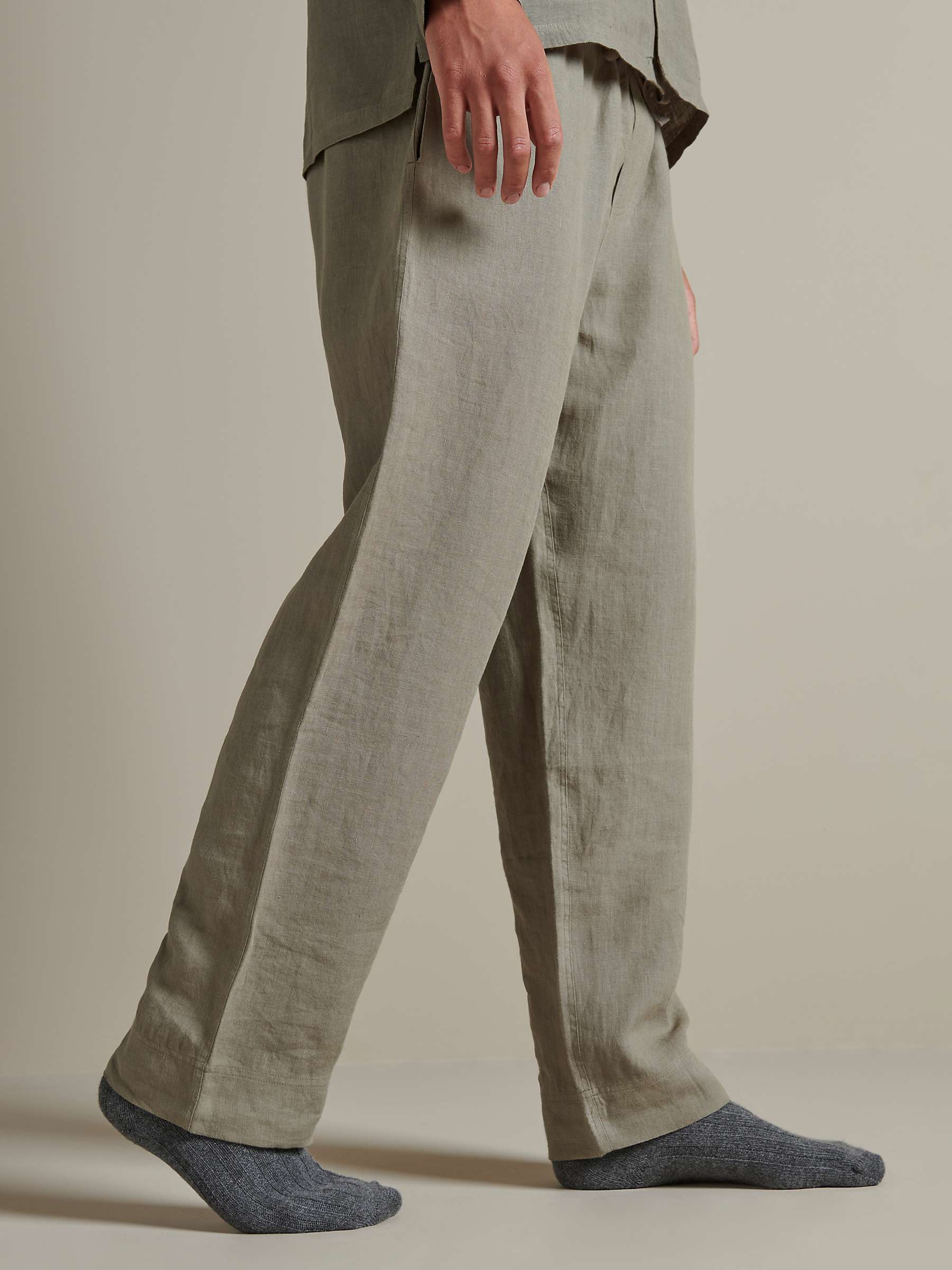 Buy Bedfolk Linen Trousers Online at johnlewis.com