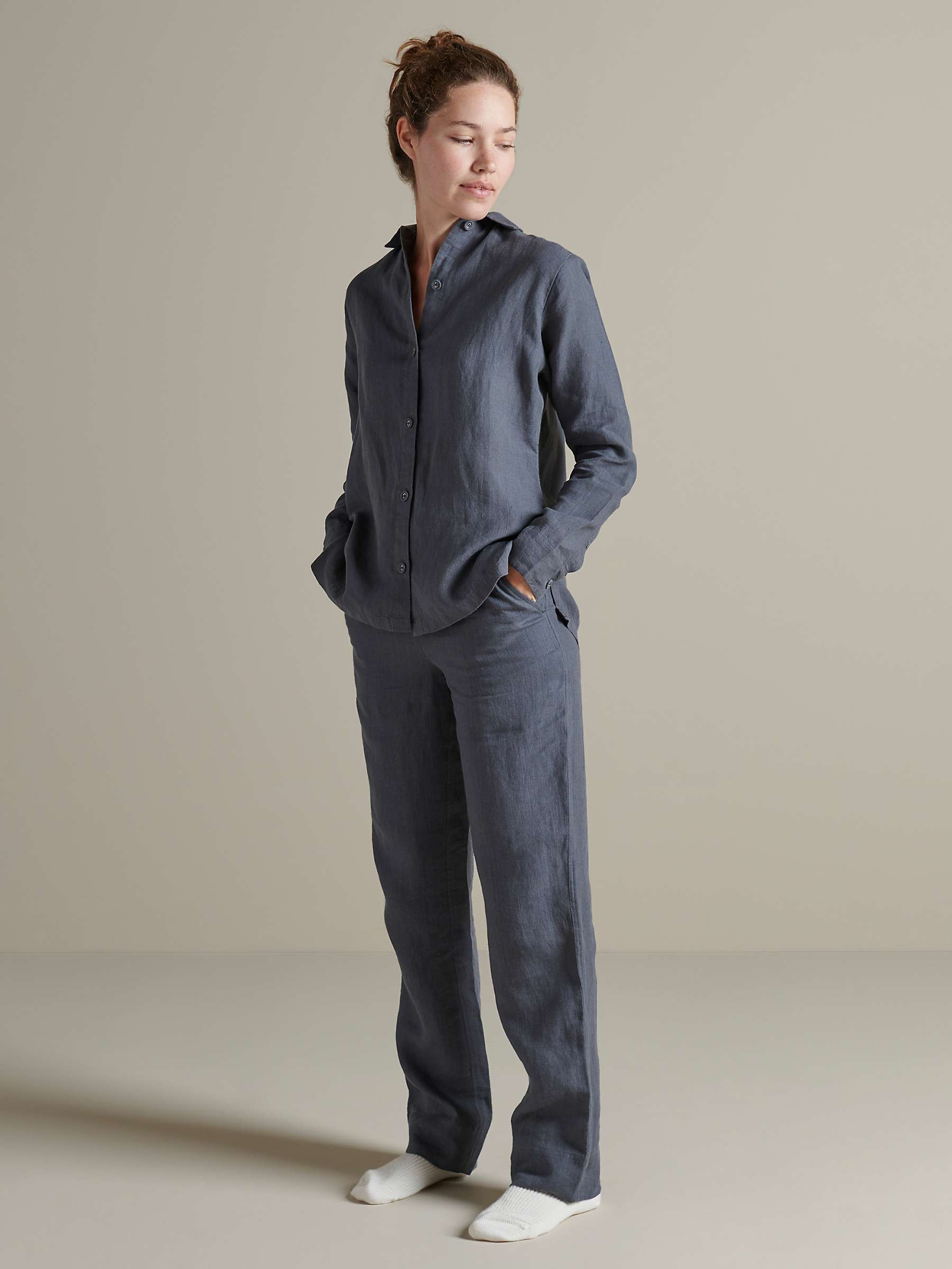 Buy Bedfolk Linen Trousers Online at johnlewis.com