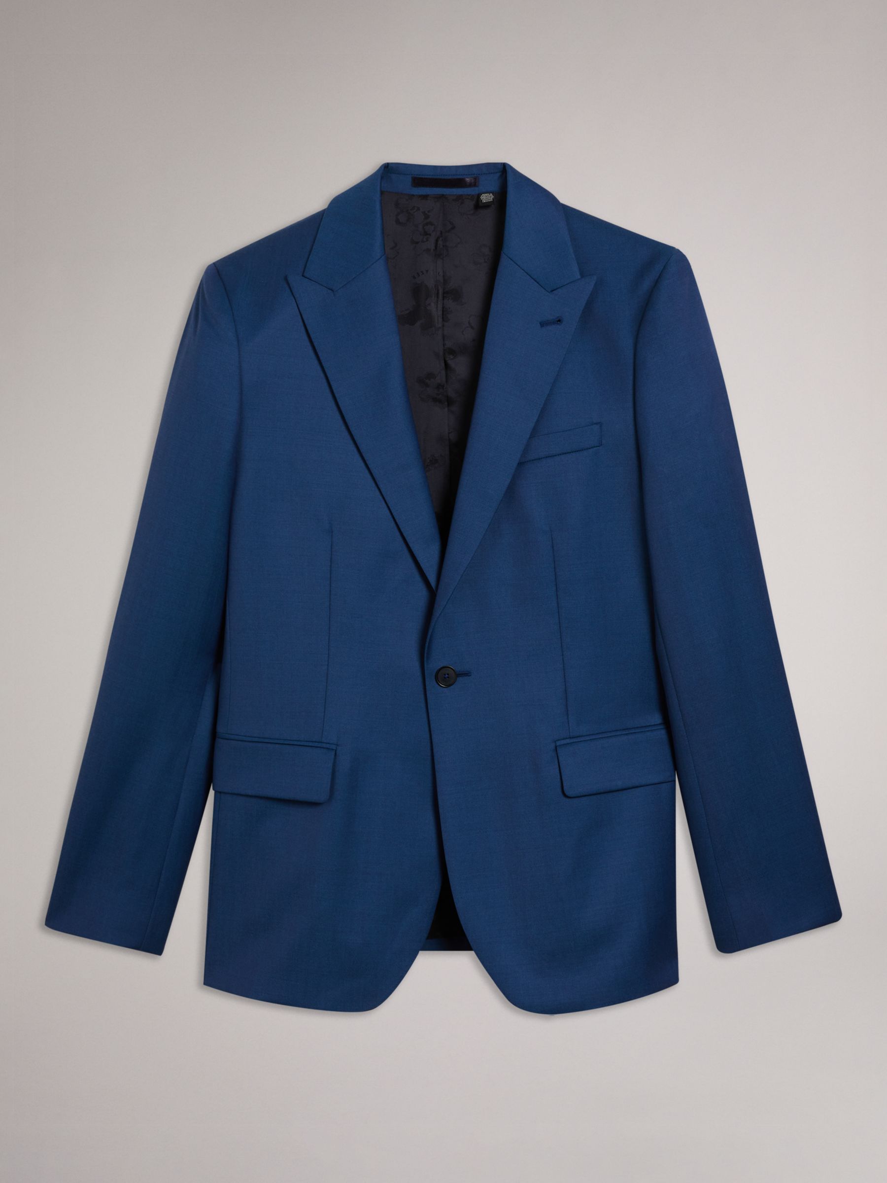 Buy Ted Baker Atlowj Wool Blazer, Bright Blue Online at johnlewis.com