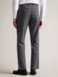 Ted Baker Kim Check Wool Blend Trousers, Charcoal
