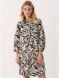 Part Two Eleina Relaxed Fit Shirt Dress, Zebra Print