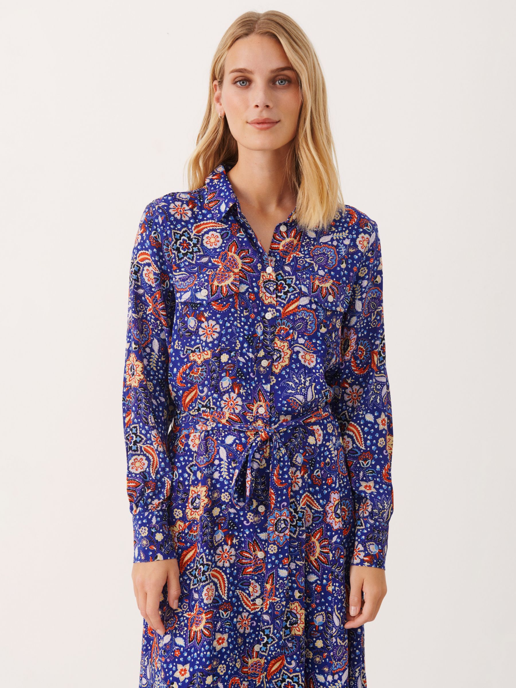 Buy Part Two True Shirt Dress, Bluing Wallpaper Online at johnlewis.com