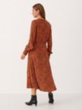 Part Two Viona Fitted Maxi Long Sleeve Dress