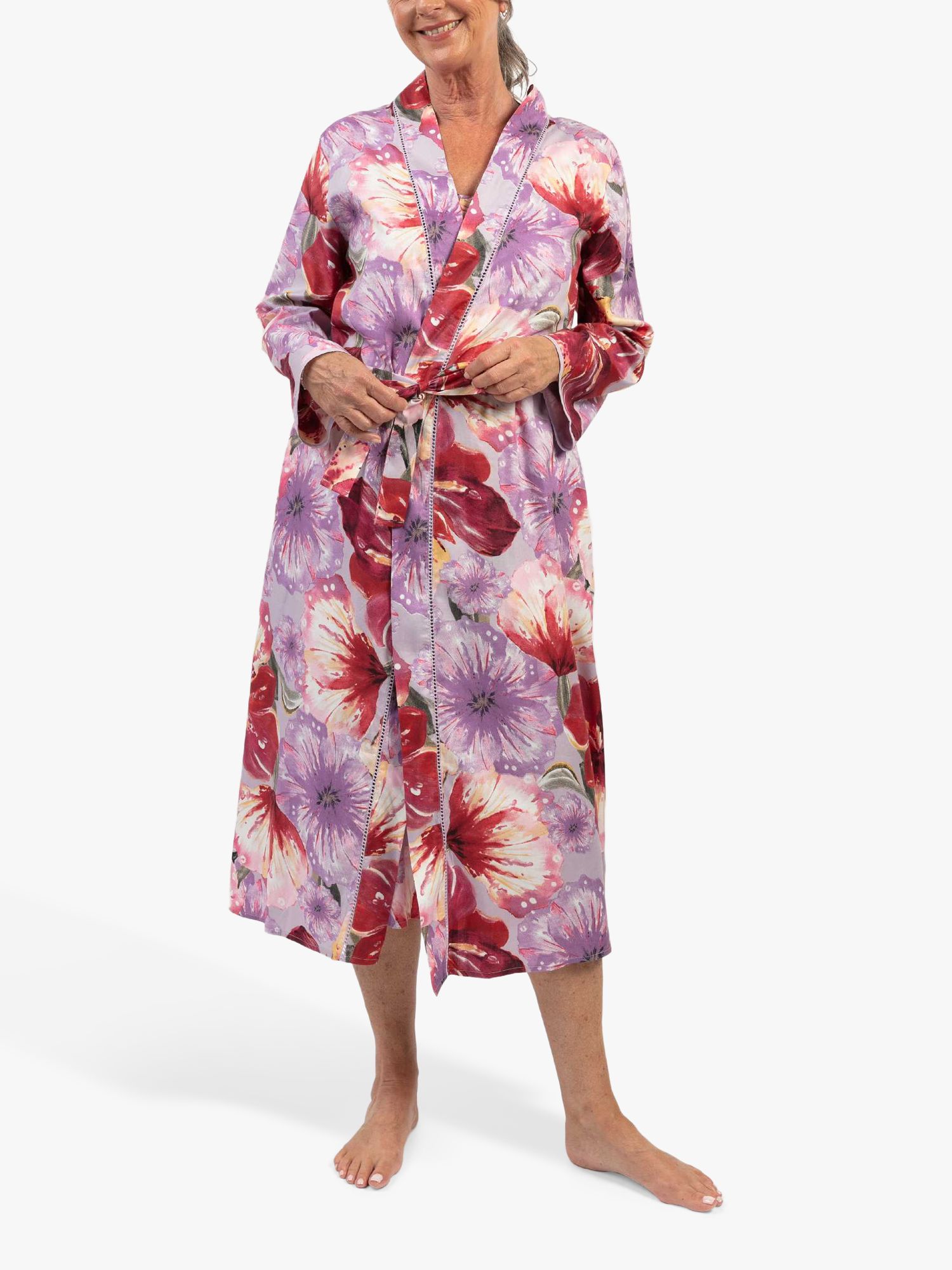 Buy Nora Rose by Cyberjammies Maeve Floral Print Dressing Gown Online at johnlewis.com