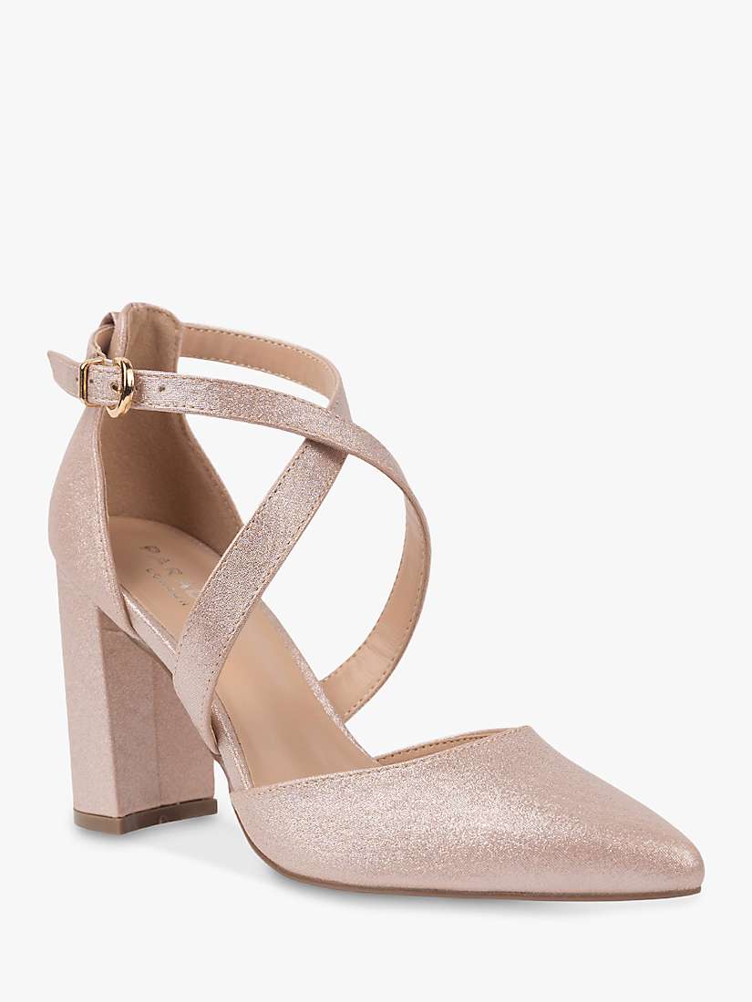 Buy Paradox London Rylee High Heel Cross Strap Court Shoes Online at johnlewis.com