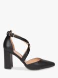 Paradox London Rylee High Heel Cross Strap Court Shoes