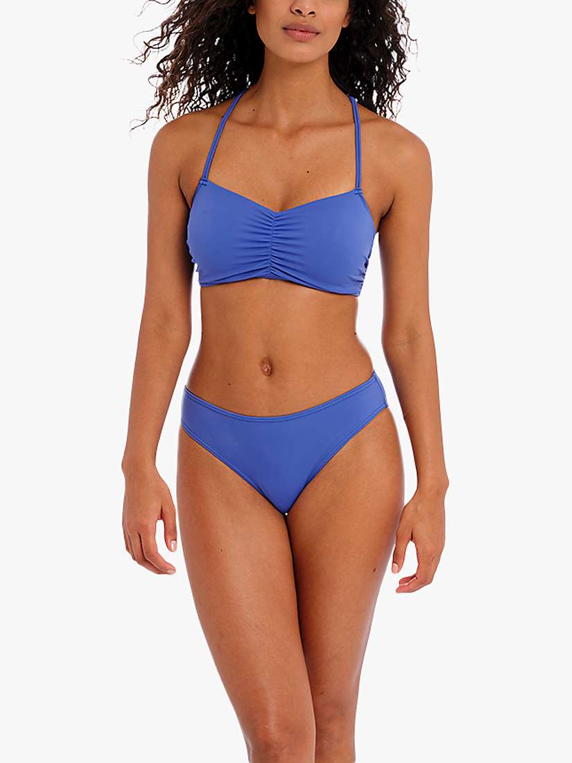 Buy Freya Jewel Cove Plain Bralette Bikini Top, Azure Online at johnlewis.com