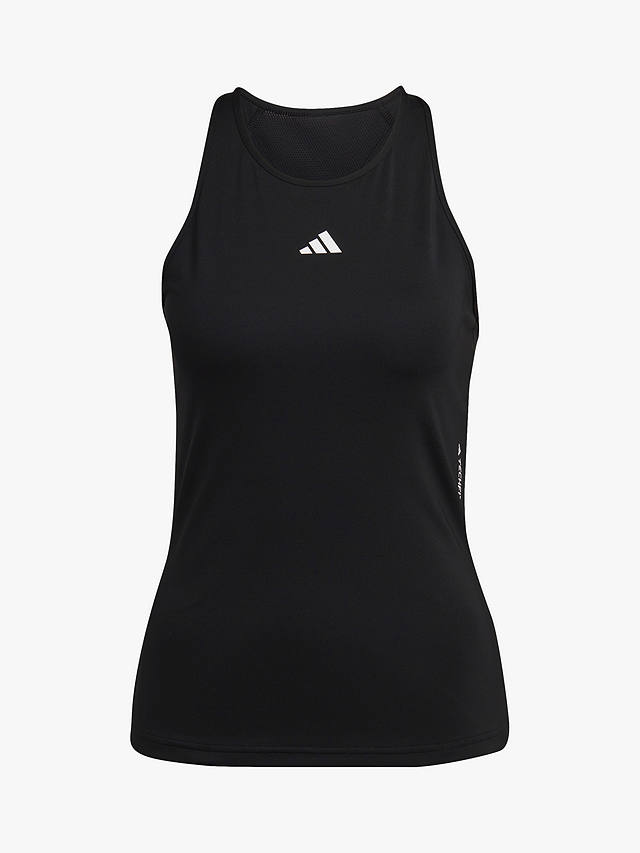adidas Techfit Racerback Gym Vest, Black/White