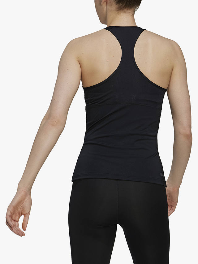 adidas Techfit Racerback Gym Vest, Black/White