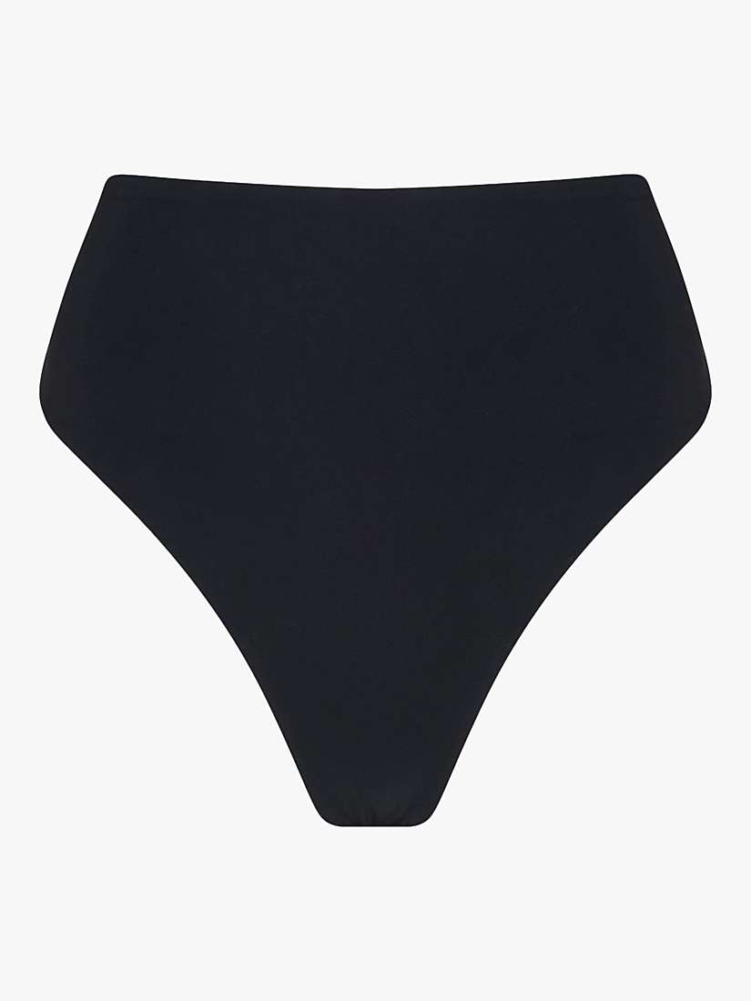 Buy We Are We Wear Selin High Waist Thong Bikini Bottoms, Black Online at johnlewis.com