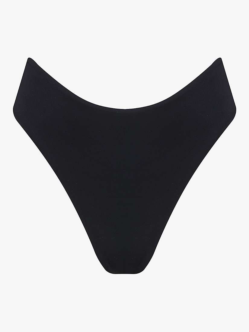 Buy We Are We Wear Sonia Mid Rise Brazilian Bikini Bottoms, Black Online at johnlewis.com