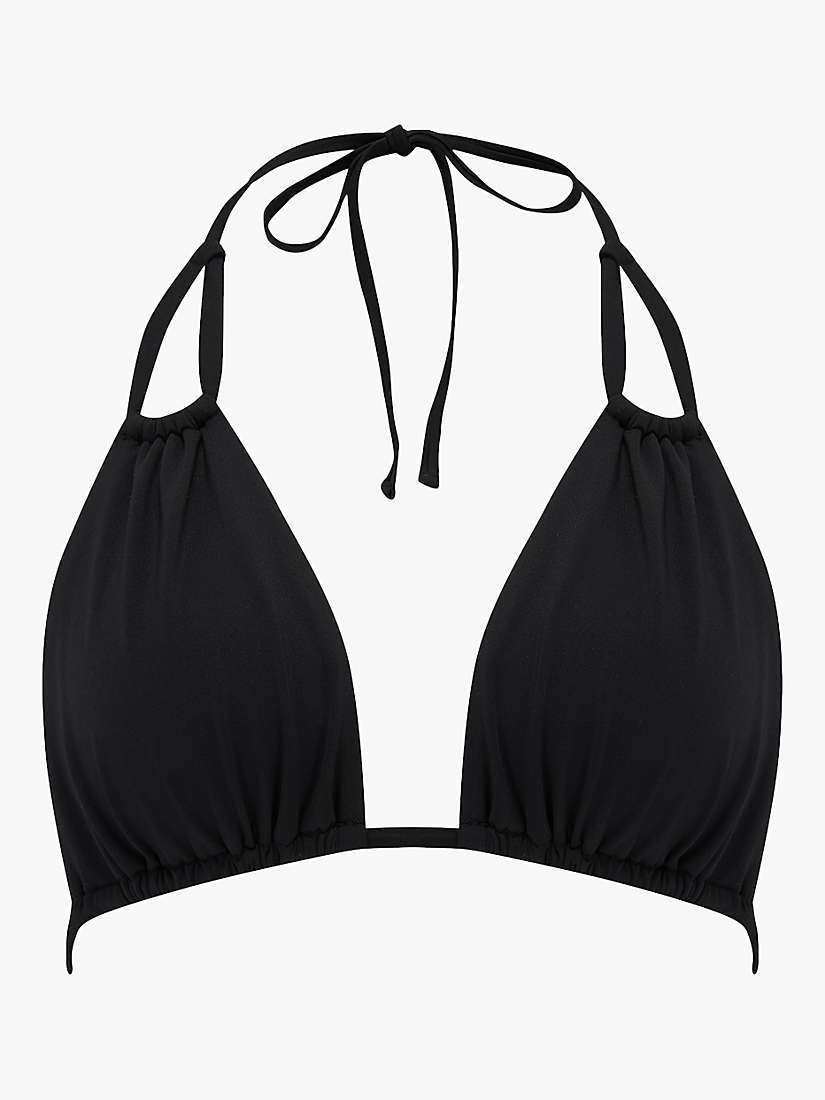 Buy We Are We Wear Melissa Triangle Bikini Top, Black Online at johnlewis.com