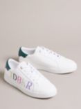 Ted Baker Artii Script Trainers, White