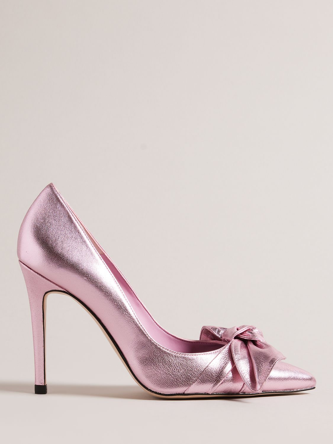 Ted Baker Ryal Metallic Bow Court Shoes