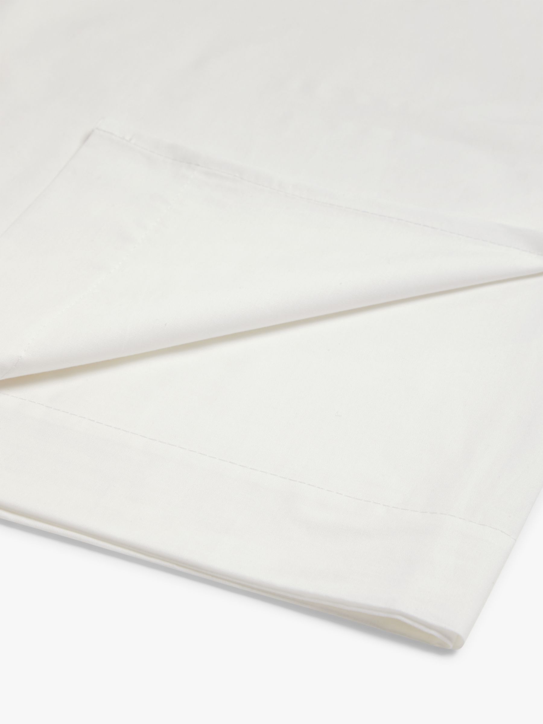 John Lewis ANYDAY Pure Cotton Single Flat Sheet, White