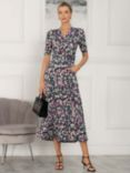 Jolie Moi Molly Floral Jersey Maxi Dress, Purple, Purple