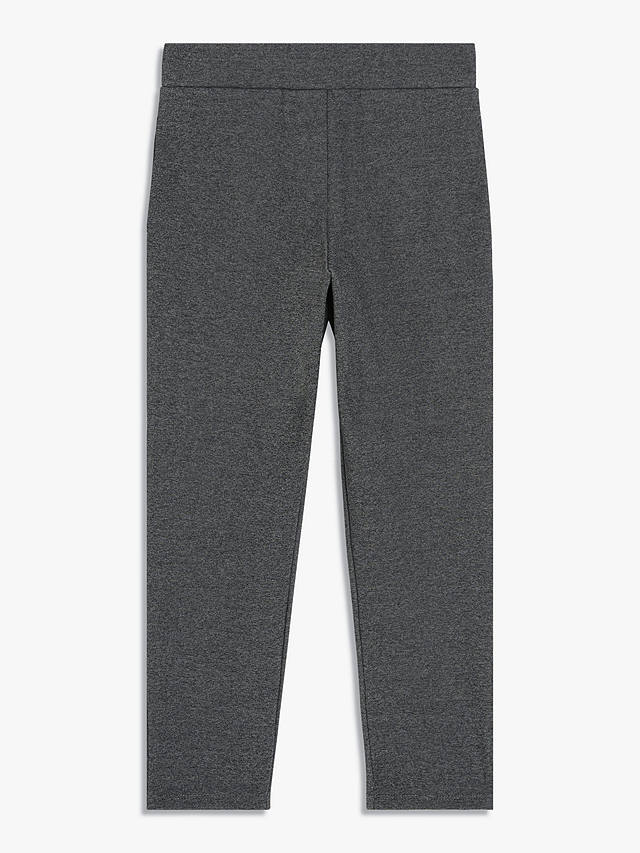 John Lewis Kids' Jersey School Trousers, Grey Mid