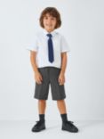 John Lewis Boys' Adjustable Waist School Shorts