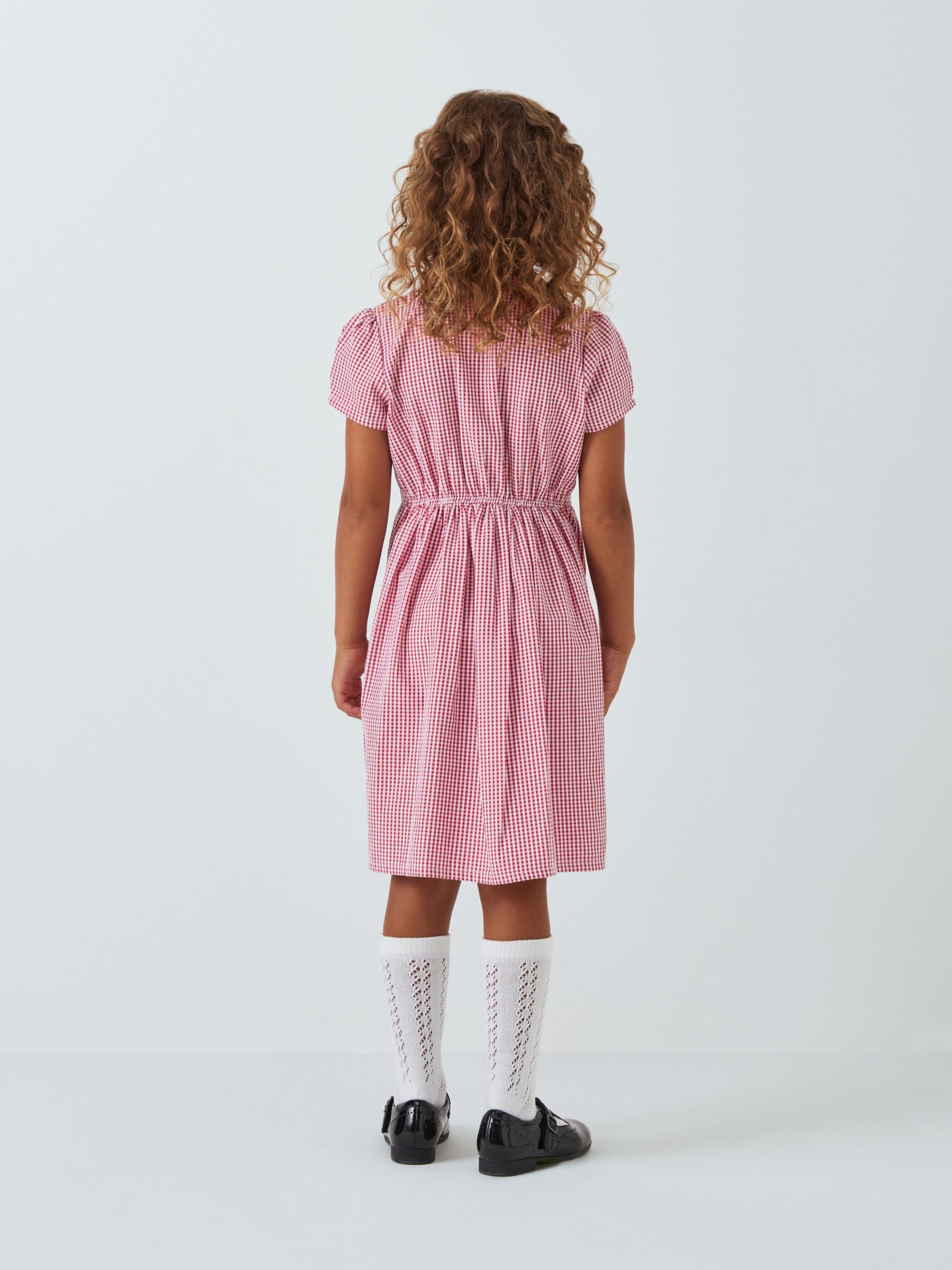 Buy John Lewis ANYDAY Kids' Gingham School Summer Dress, Pack of 2 Online at johnlewis.com