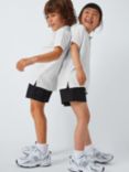 John Lewis Kids' Cotton School PE Shorts, Black