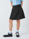 John Lewis Kids' Adjustable Waist A-Line School Skirt, Grey Mid