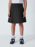John Lewis Kids' Adjustable Waist Stain Resistant A-Line School Skirt, Grey Mid