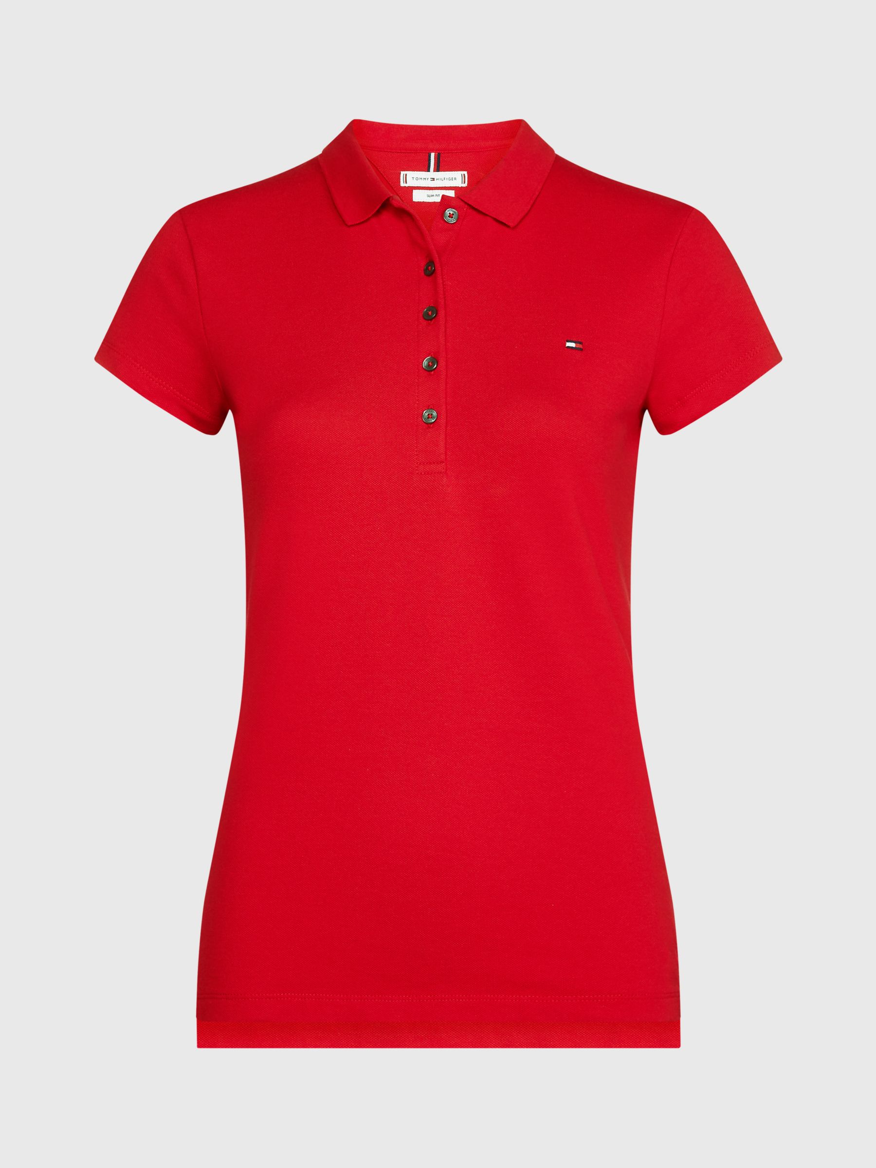 red tommy polo