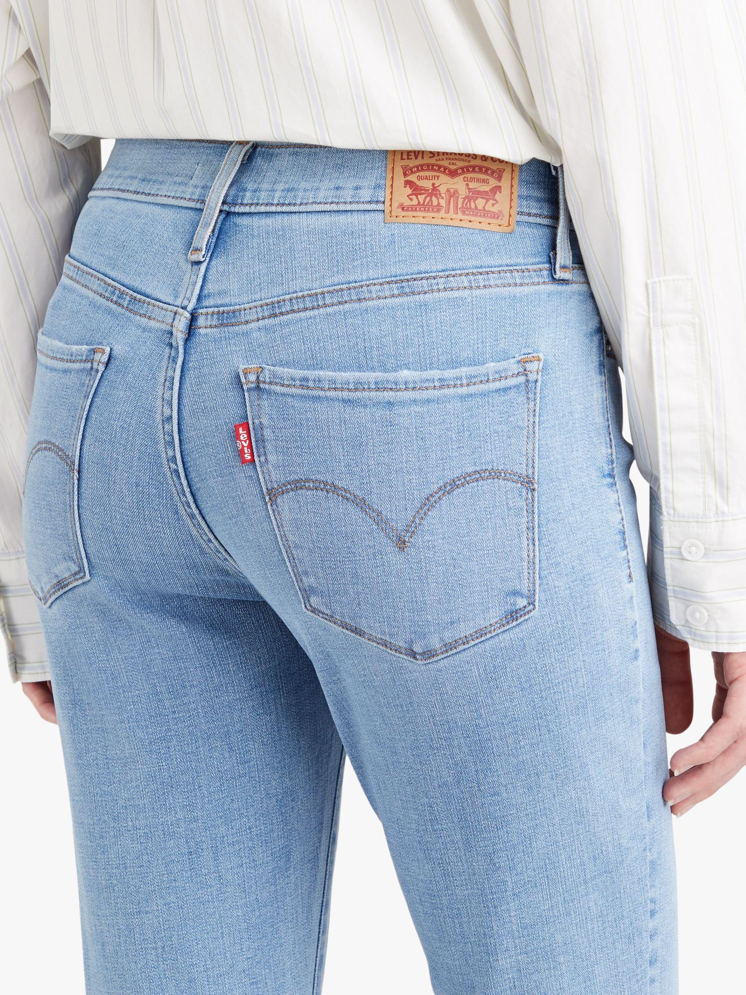 Levi's 311 Skinny Jeans, Lapis Sense at John Lewis & Partners