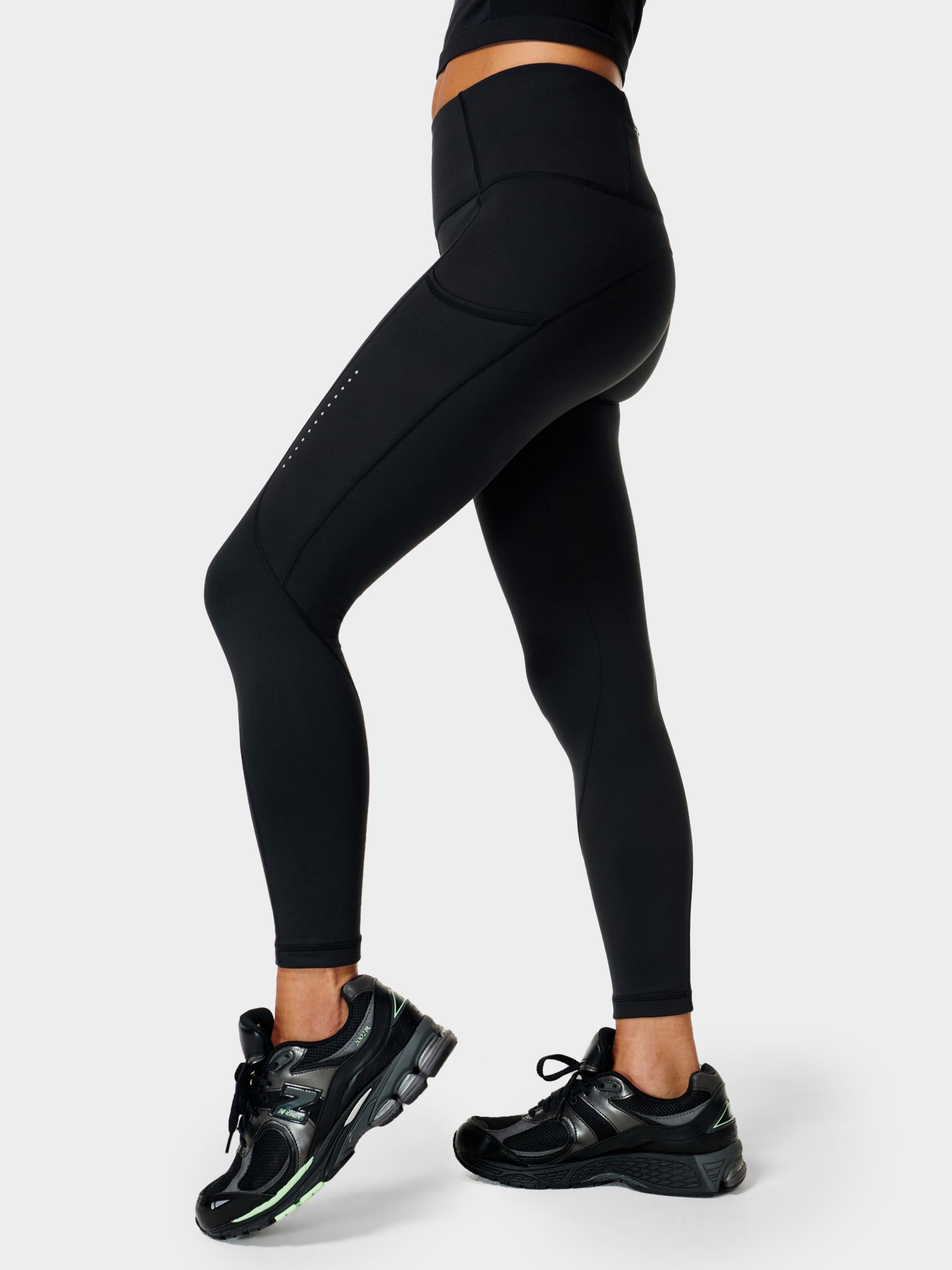 SWEATY BETTY Therma Boost Stretch Running Leggings in HOURBLUE