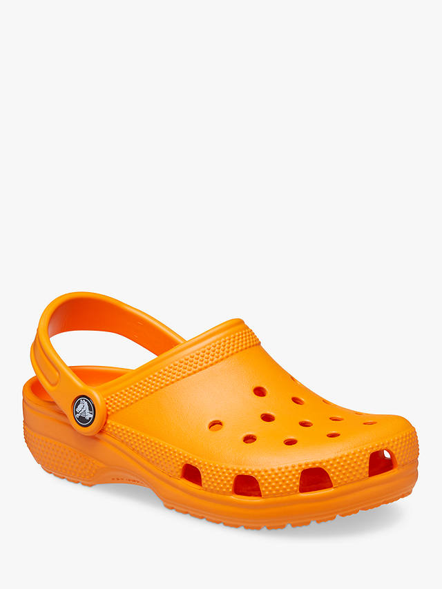 Crocs Kids' Classic Croc Clogs, Orange Zing