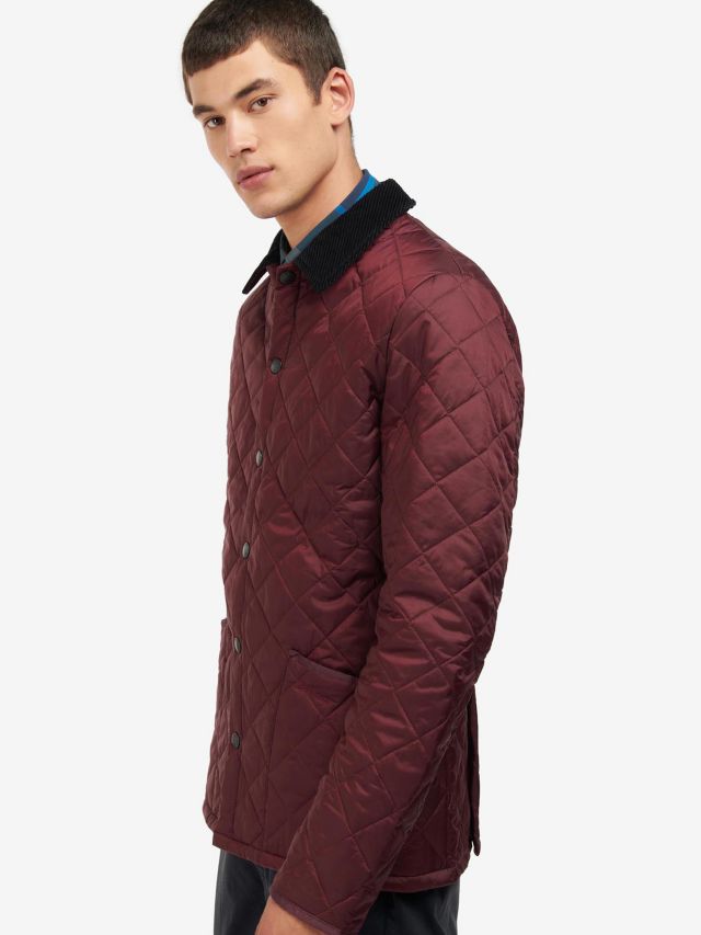 Barbour Heritage Liddesdale Quilted Jacket, Bordeaux, S