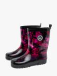 Hype Kids' Tie Dye Crest Wellington Boots