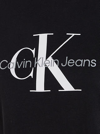 Calvin Klein Monogram Logo T-Shirt, Ck Black