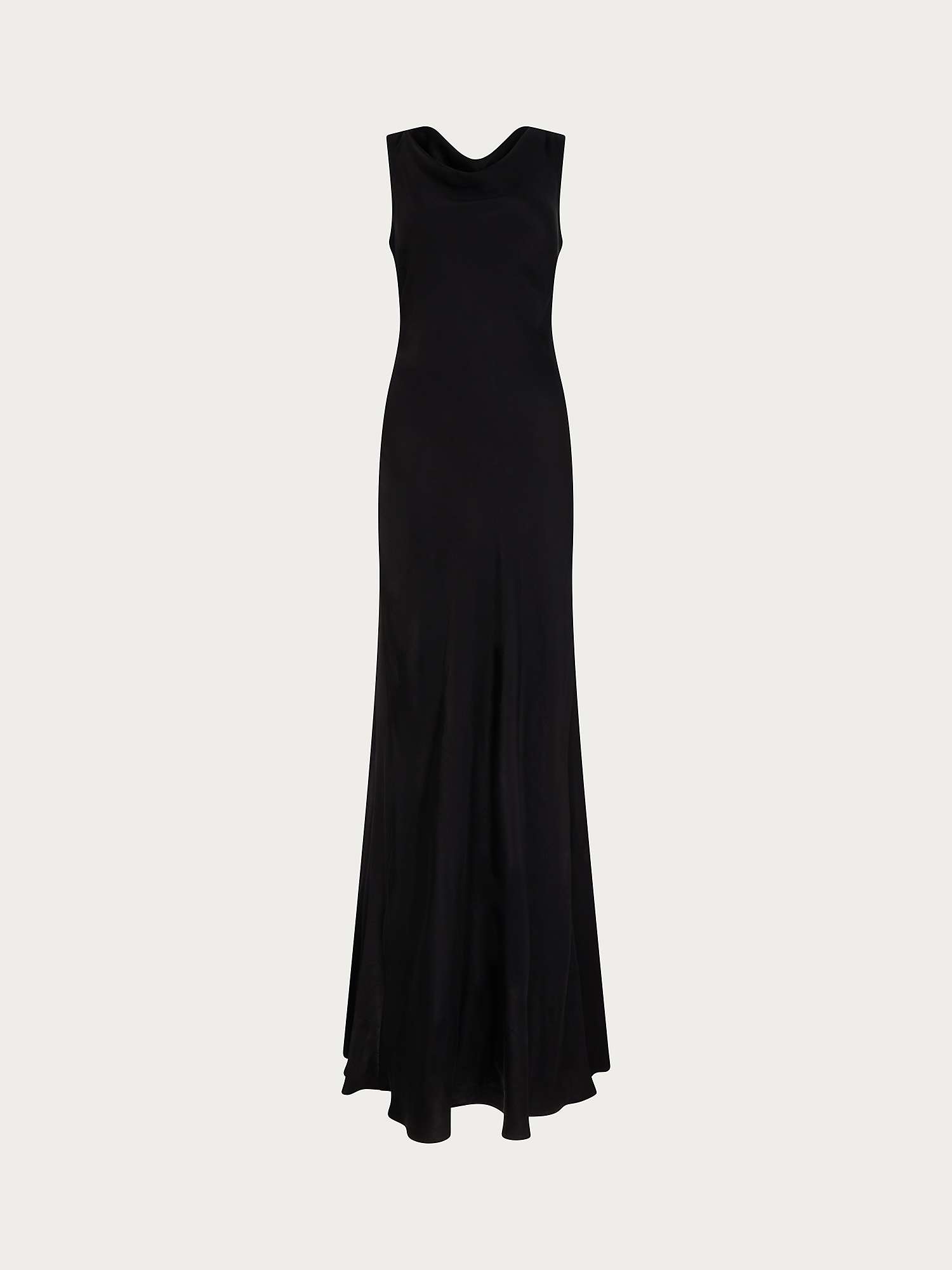 Buy Ghost Ada Satin V-Neck Dress Online at johnlewis.com