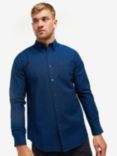 Barbour International Kinetic Long Sleeve Shirt, Deep Blue/Black