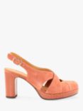 Chie Mihara Jussy Suede Sling Back Court Shoes, Argila