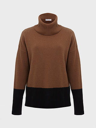 Hobbs Melodie Wool Blend Colour Block Jumper