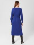 Hobbs Eloise Wool Blend Knit Midi Dress, Cobalt Blue, Cobalt Blue