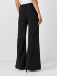 FRAME Le Palazzo Wide Leg Jeans, Noir