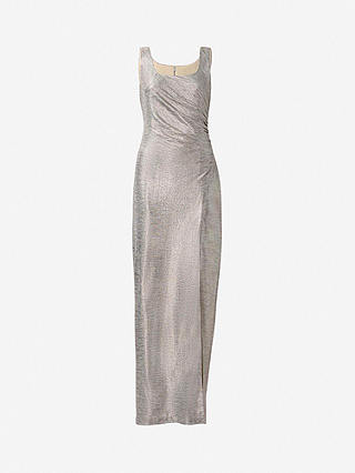 Adrianna Papell Foil Jersey Maxi Dress, Gold