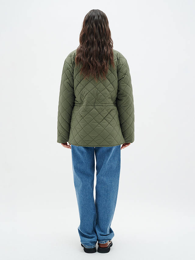 InWear Mopa Long Sleeve Quilted Jacket, Beetle Green