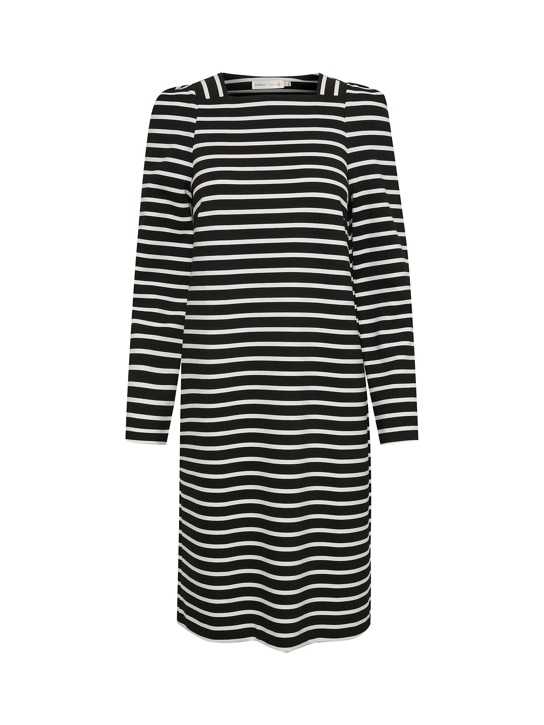 InWear Ruby Stripe Dress, Black/White at John Lewis & Partners