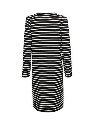 InWear Ruby Stripe Dress, Black/White