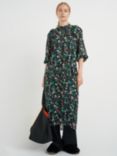 InWear Secia Floral 3/4 Sleeve Midi Dress