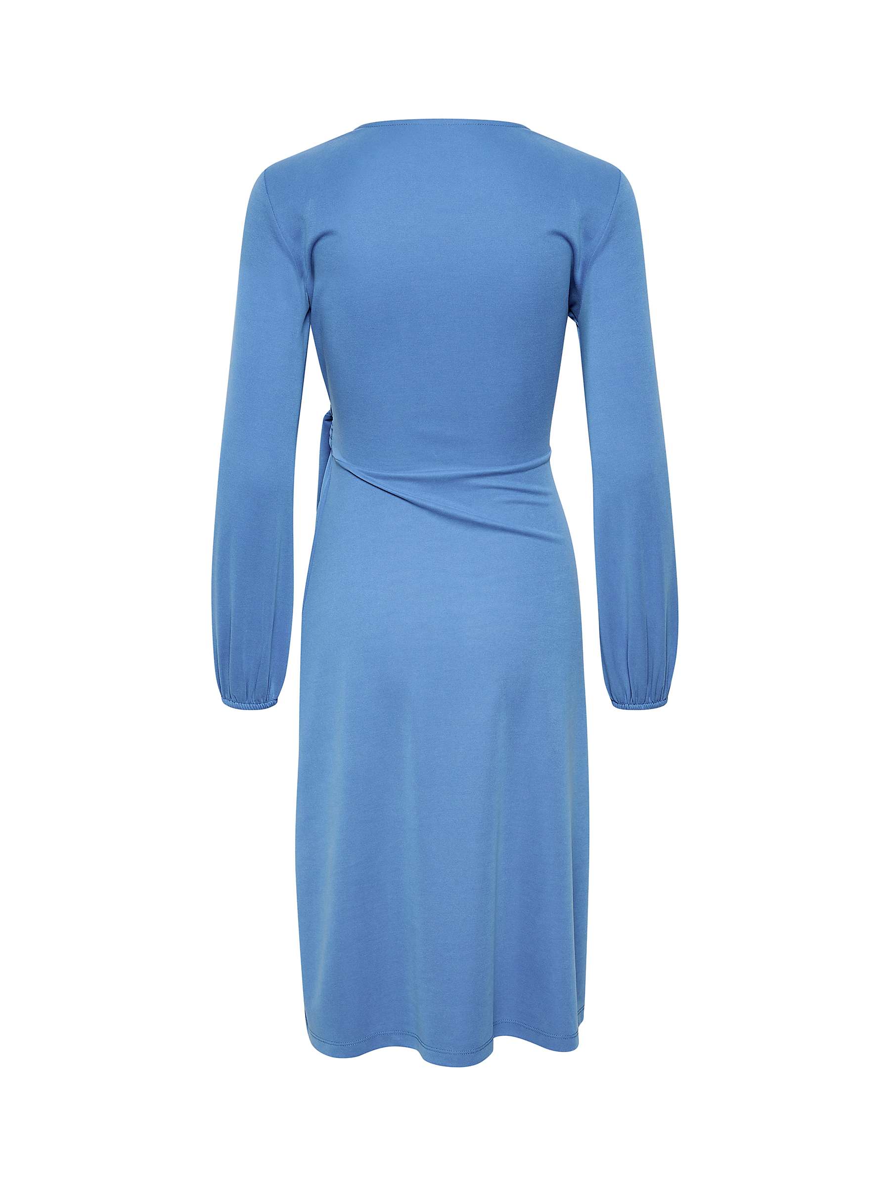 InWear Catja Wrap Midi Dress, Fall Blue at John Lewis & Partners