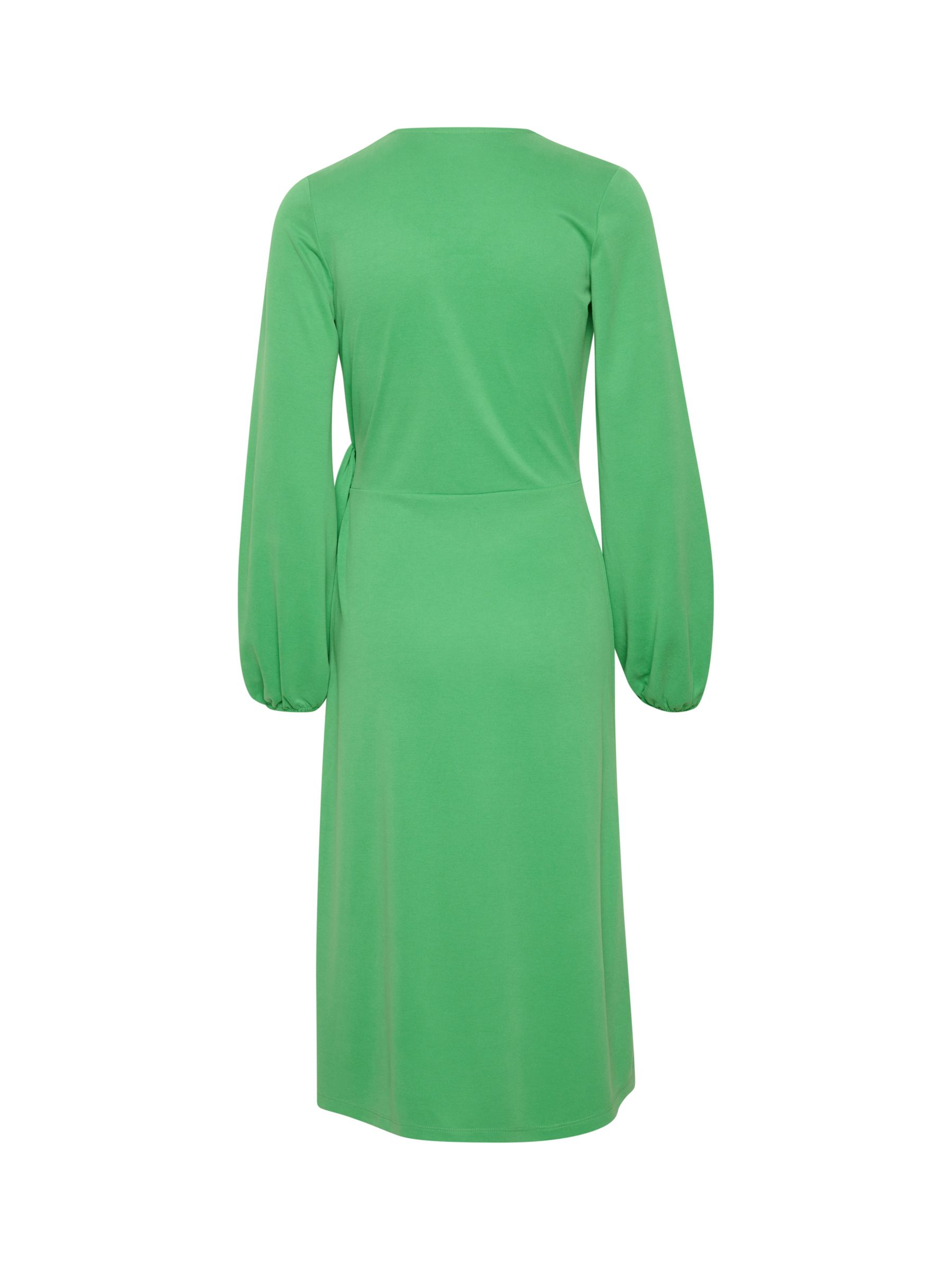 InWear Catja Wrap Midi Dress, Bright Green, XS